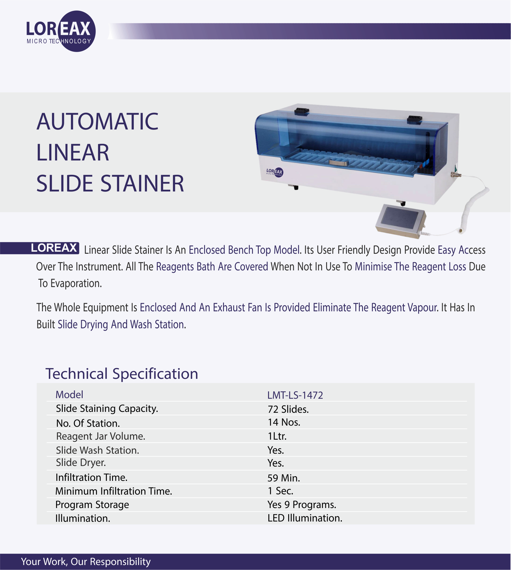 Linear Slide Stainer