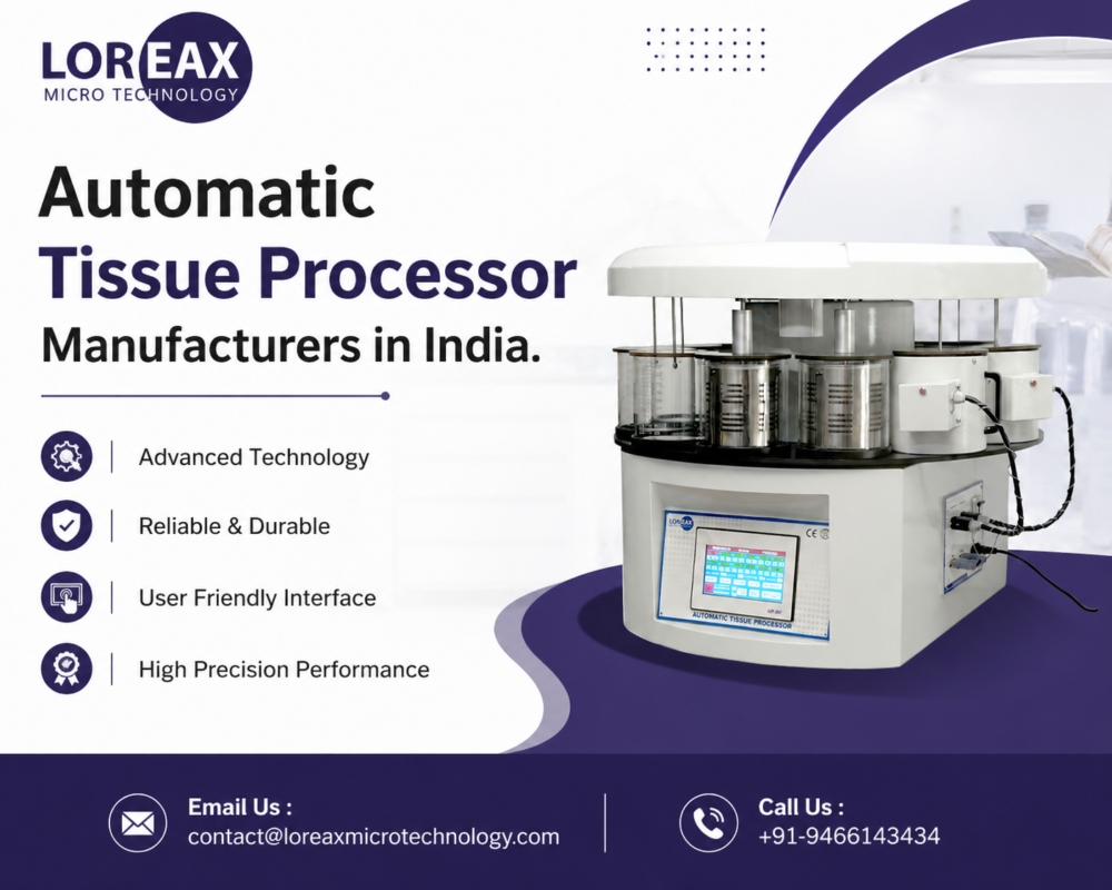 Automatic tissue processor manufacturers in India