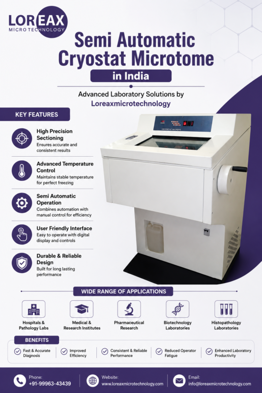 Semi-automatic cryostat microtome