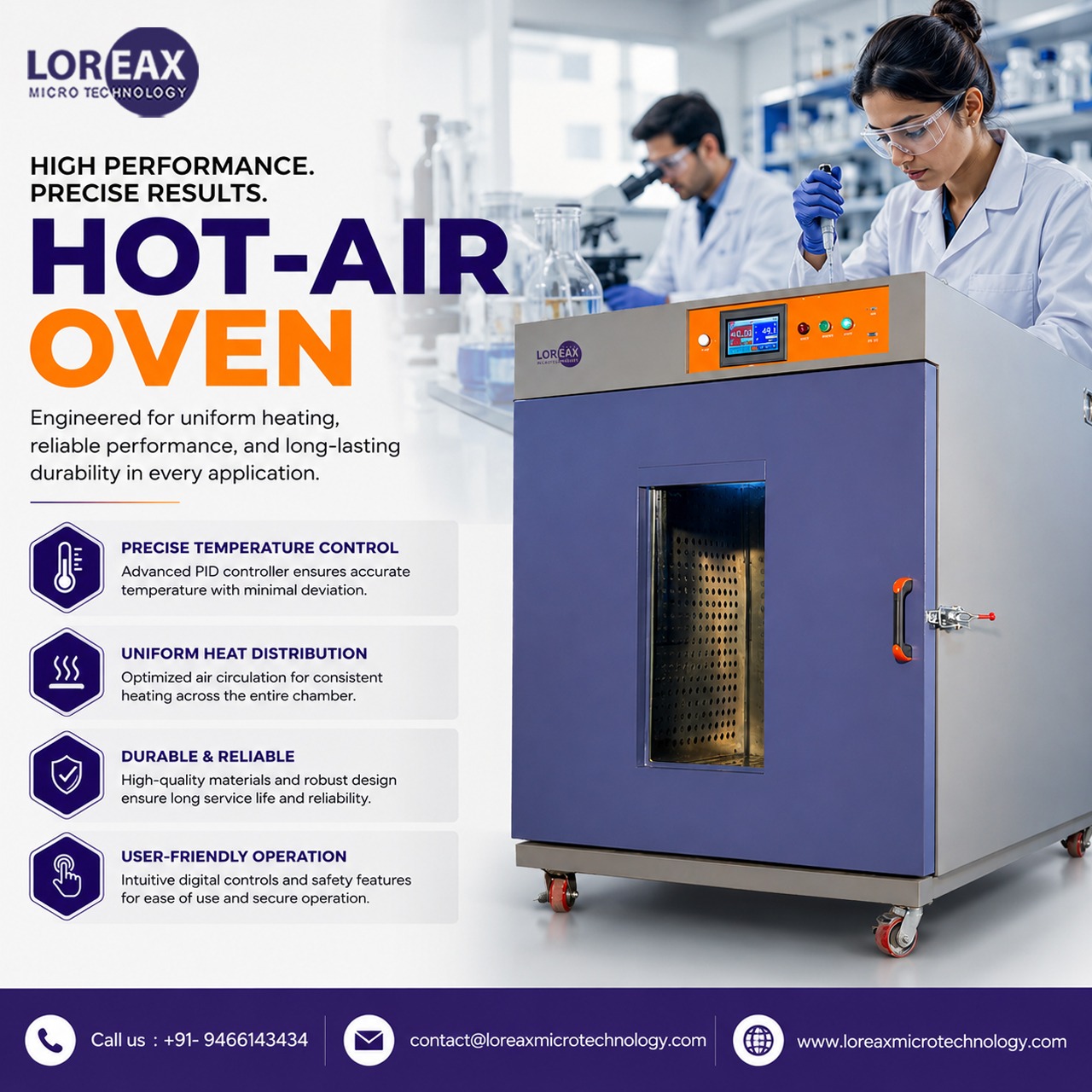 HOT AIR Oven Manufacturer in India